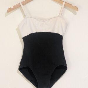 Natalie Dancewear Two-Tone Bodysuit